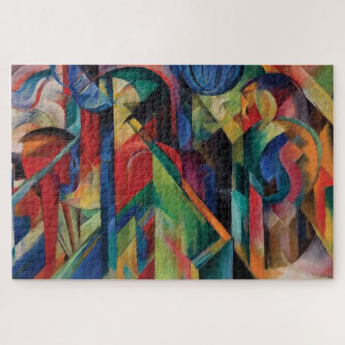 Stables By Franz Marc Jigsaw Puzzle