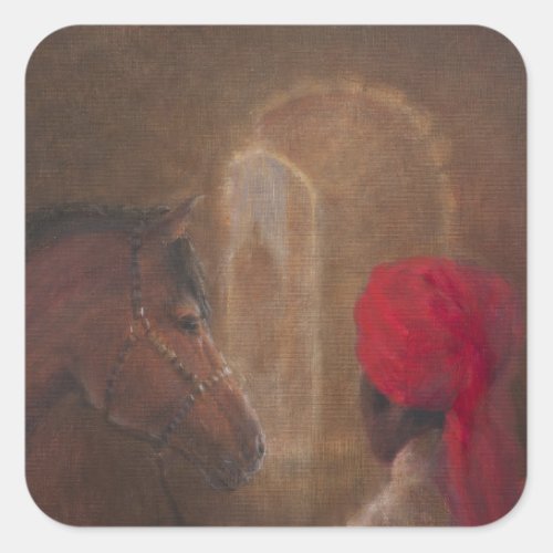 Stables Jodhpur 2014 Square Sticker