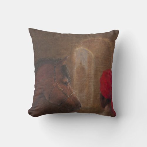 Stables Jodhpur 2014 Throw Pillow