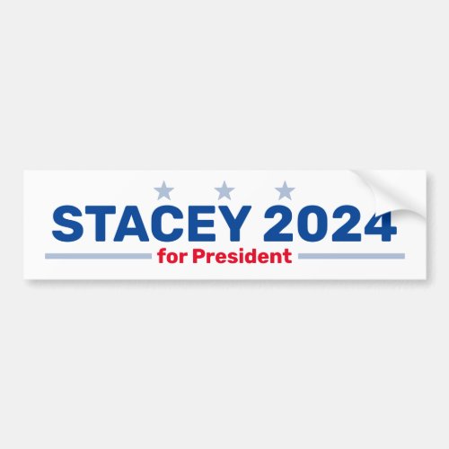 Stacey 2024 bumper sticker