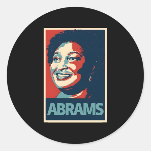 Stacey Abrams Classic Round Sticker
