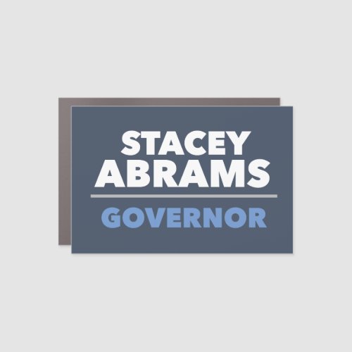 Stacey Abrams for Georgia Governor _ Democrats Car Magnet