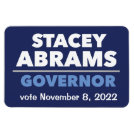 Stacey Abrams Governor car magnet with date!