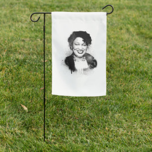 Stacey Abrams Graffiti Art Garden Flag