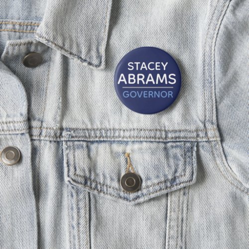 Stacey Abrams supporter button  pin _ vote 2018