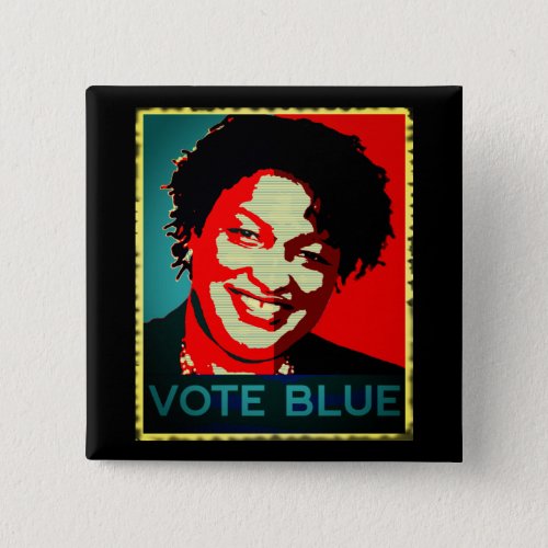 Stacey Abrams Vote Blue Georgia Governor in 2022 Button