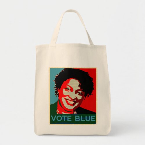 Stacey Abrams Vote Blue Georgia Governor in 2022 Tote Bag