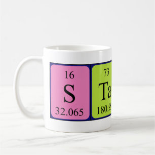 Stacey periodic table name mug