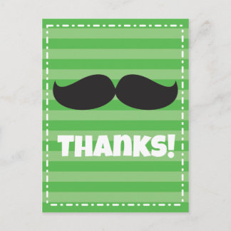Stache Green Postcard