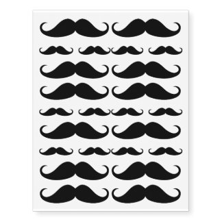 'Stache Stash Temporary Tattoos