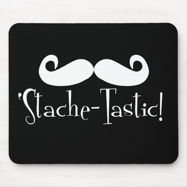 'Stache-tastic Mouse Pad (Front)