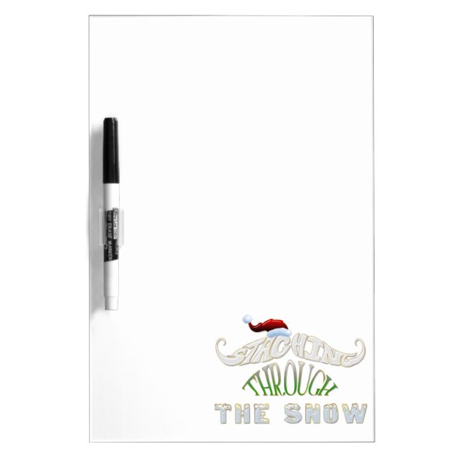Staching Through the Snow Dry-Erase Board (Front)