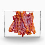 Stack of Bacon Acrylic Award<br><div class="desc">Bacon is a type of salt-cured pork[1] made from various cuts, typically the belly or less fatty parts of the back. It is eaten as a side dish (particularly in breakfasts), used as a central ingredient (e.g., the bacon, lettuce, and tomato sandwich (BLT), or as a flavoring or accent (as...</div>