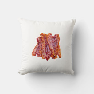 Stack of Bacon Throw Pillow