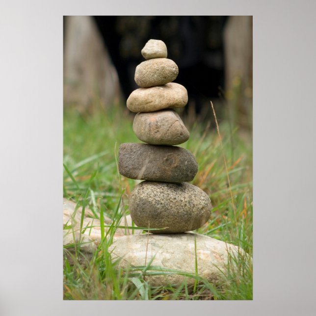 Stack Of Balanced Rocks Poster (Front)