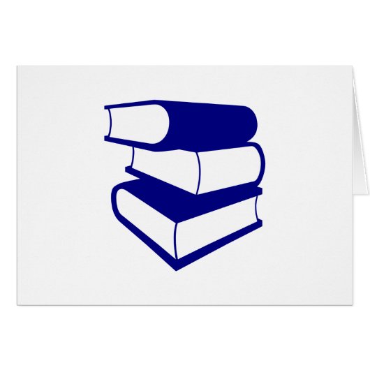 Stack Of Blue Books Cards (Front Horizontal)