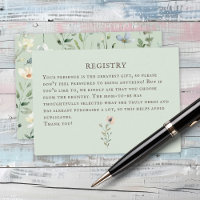 Stack of books baby shower watercolor, wildflower