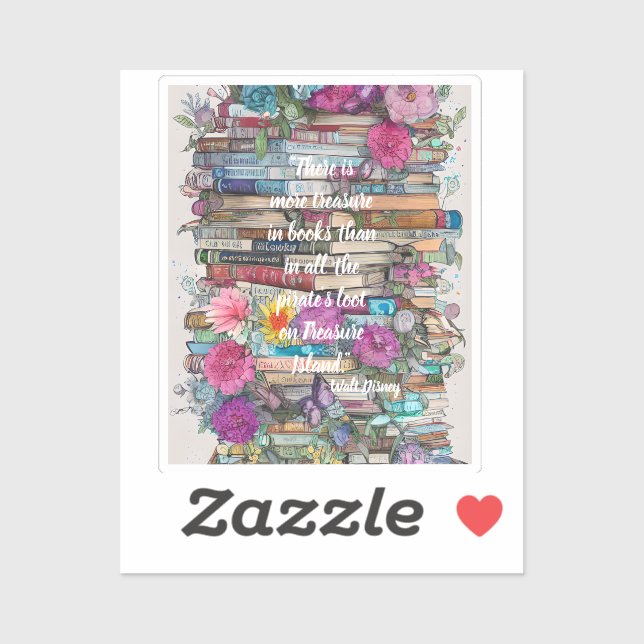 Stack of Books Books Sticker (Sheet)