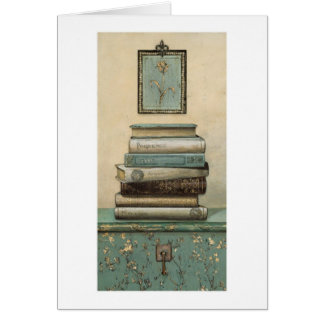 stack of books cards
