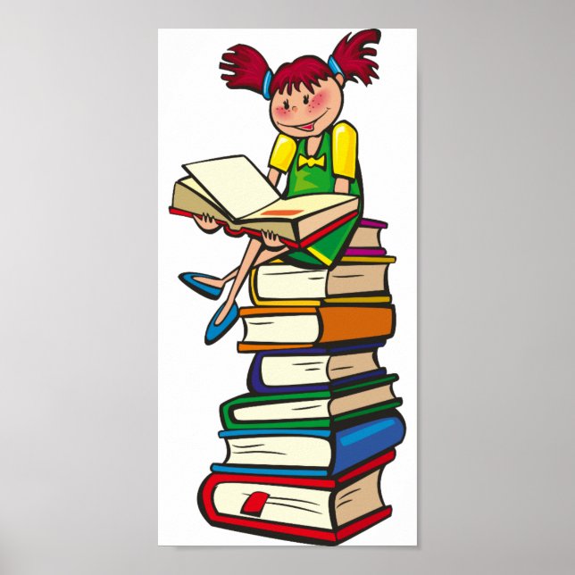 Stack of Books Poster (Front)