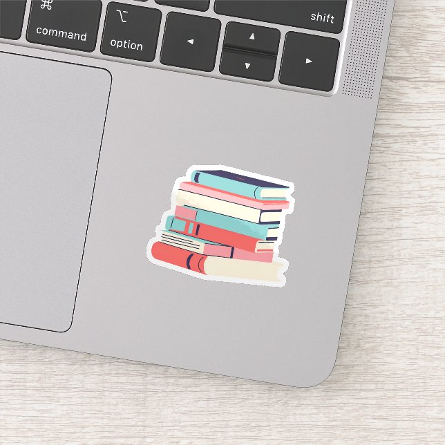 Stack of Books Sticker (Detail)