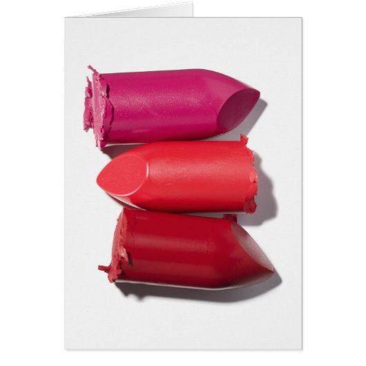 Stack of broken lipstick cards (Front)