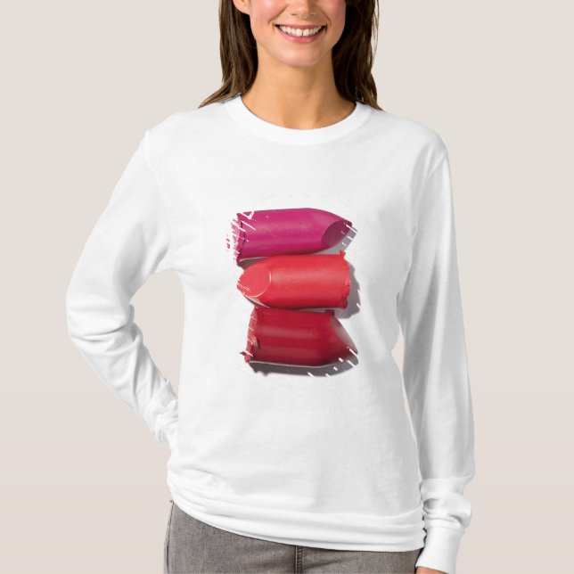 Stack of broken lipstick T-Shirt (Front)