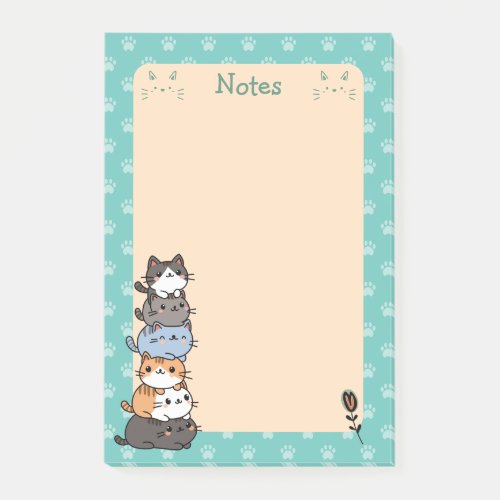 Stack Of Cats Custom Notes