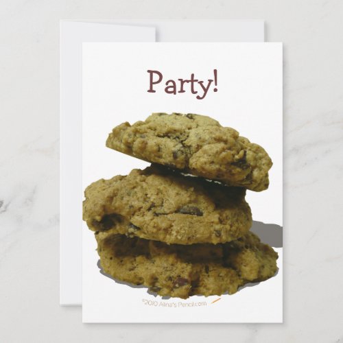 Stack of Cookies Cookie Lovers Invitation