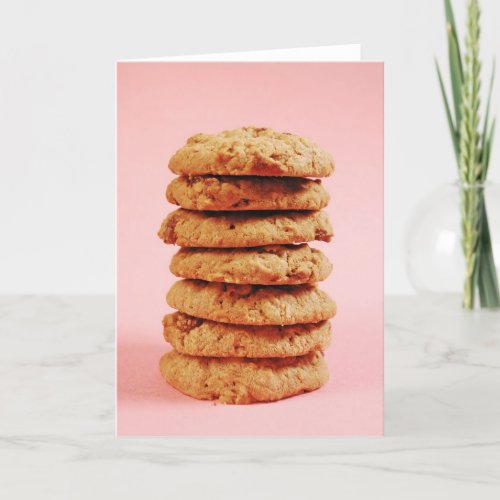Stack of cookies greeting card