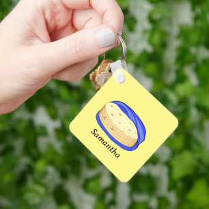 Stack of Flour Tortillas Keychain