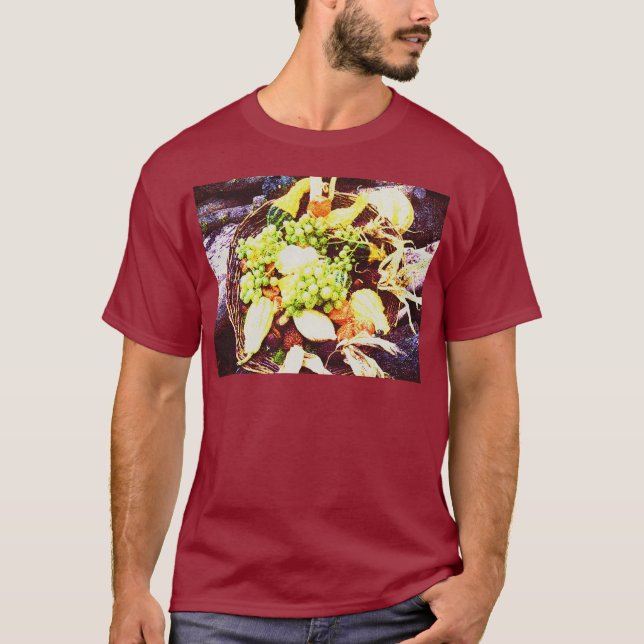 "Stack Of Fruits" Cute Photo. Buy Now T-Shirt (Front)
