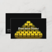 Stack of Gold Bars Business Card (Front/Back)