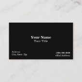 Stack of Gold Bars Business Card (Back)