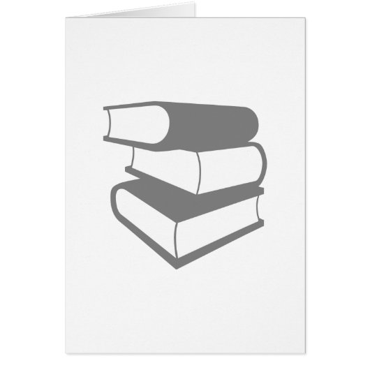 Stack Of Gray Books Cards (Front)