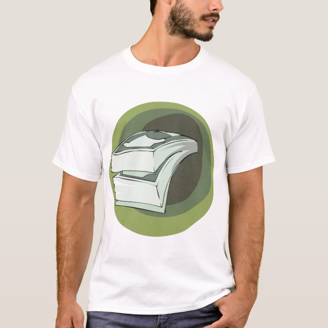 Stack of Money Cash Green Backs T-Shirt (Front)