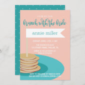 Stack of Pancakes | Brunch Bridal Shower Invitation (Front/Back)