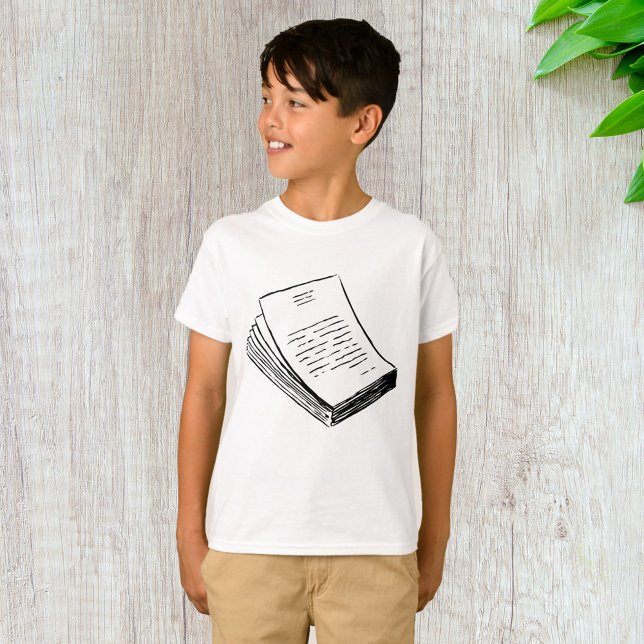 Stack Of Paper T-Shirt (Creator Uploaded)