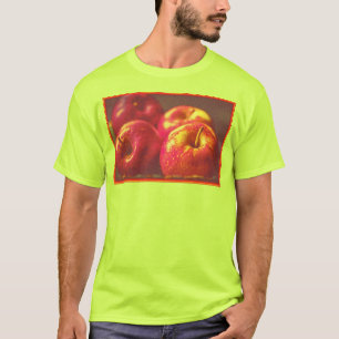 "Stack of Red Apples Fruit" Cute Photo. Buy Now T-Shirt