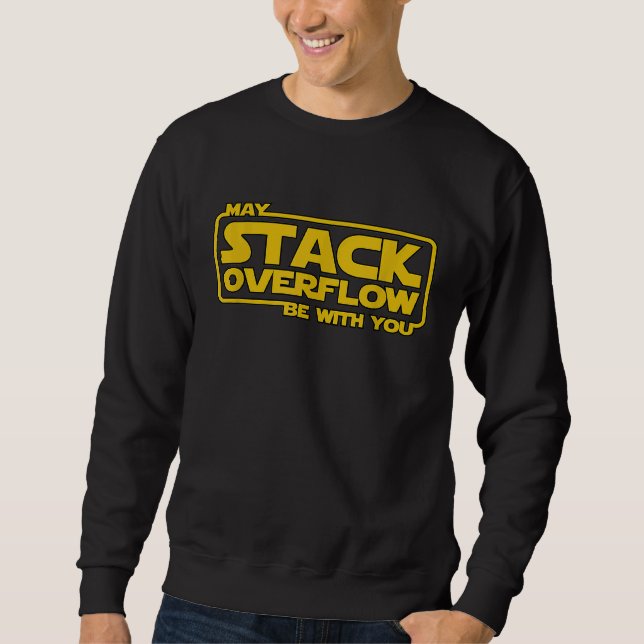 Stack Overflow With You Devops Programmer Java Pyt Sweatshirt (Front)