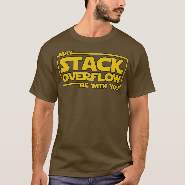 Stack Overflow with you devops programmer java T-Shirt (Front)