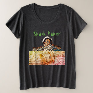Stack Paper Plus Size T-Shirt