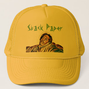 Stack paper trucker hat