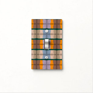 Stackable Mirrored Sensational Pattern  Light Switch Cover