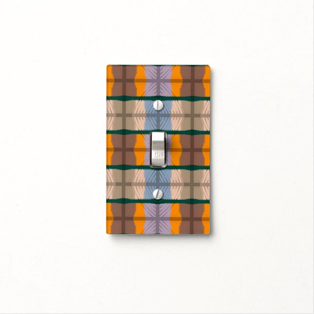 Stackable Mirrored Sensational Pattern  Light Switch Cover (In Situ)