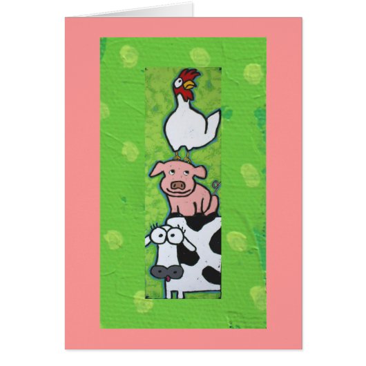 stacked animals card (Front)