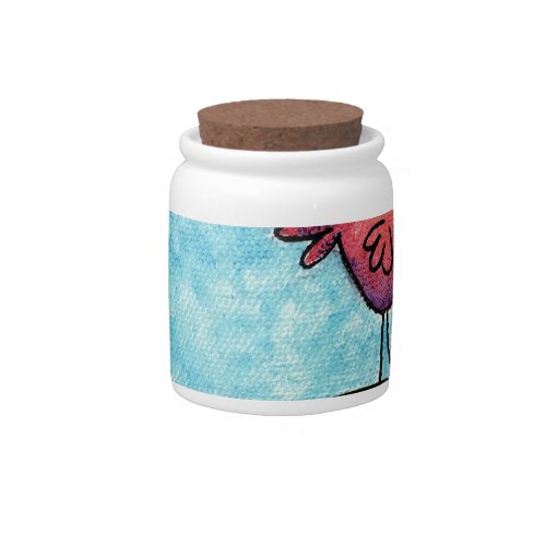 Stacked Birds Candy Jar