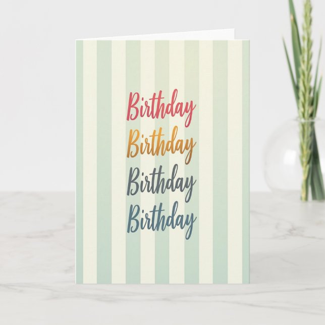 Stacked Birthday Card (Front)