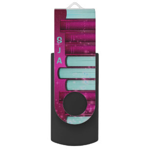 Stacked Books Design Flash Drive
