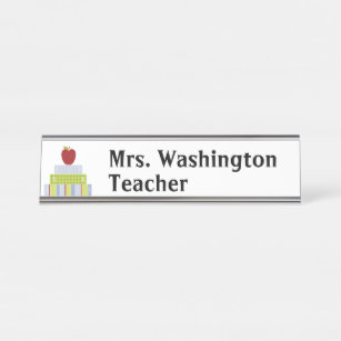 Book Desk Name Plates Zazzle